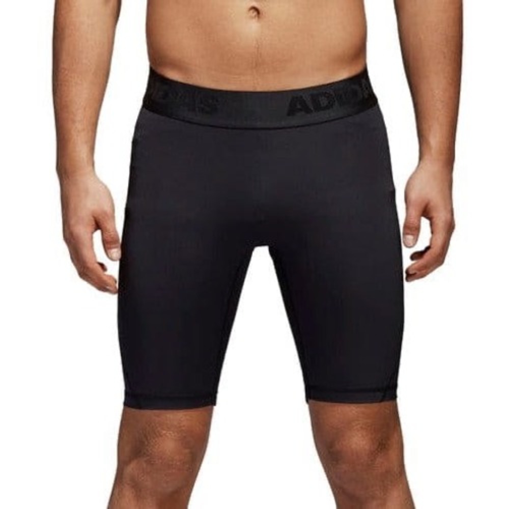 Adidas Mens Alphaskin Compression Shorts Black Athletic Training Base Layer 2XL